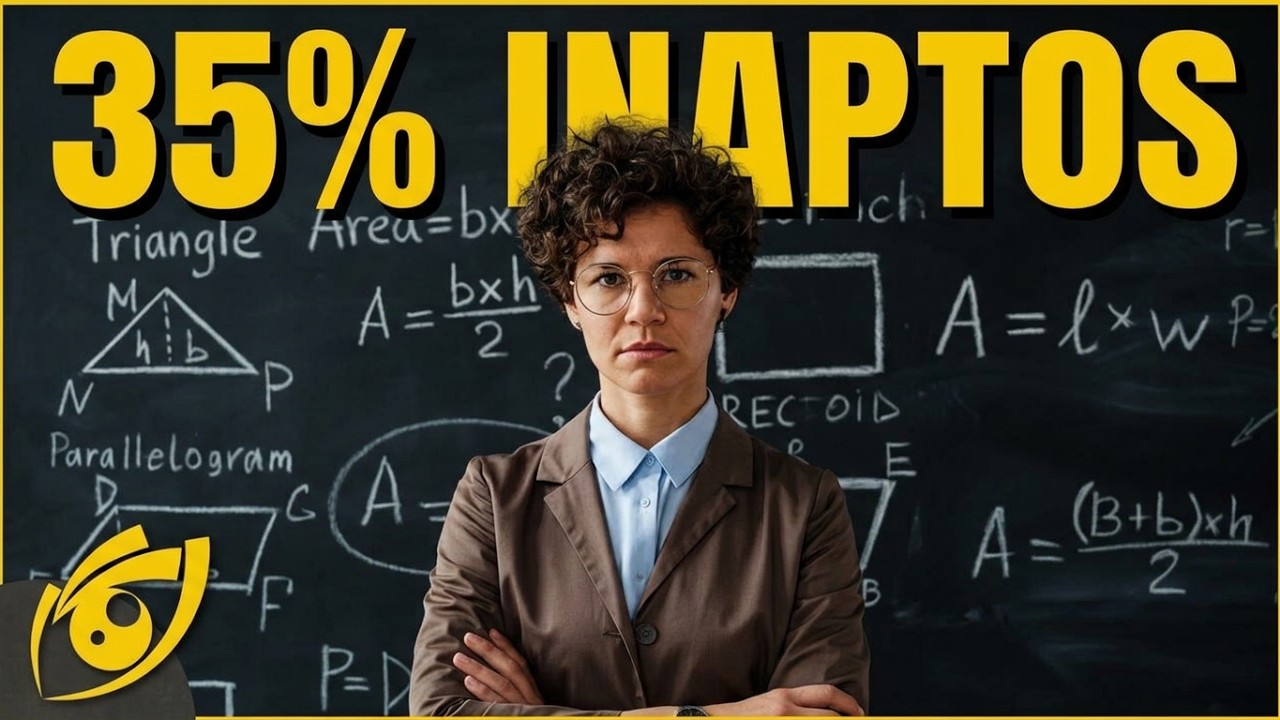 ASSUSTADOR! Novos dados do MEC mostram que 35% dos PROFESSORES não estão aptos a dar AULAS