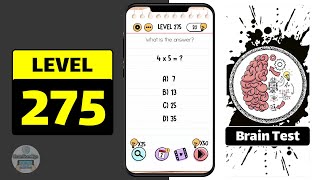 Brain Test Level 275 Walkthrough