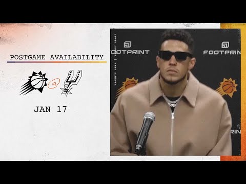 Suns at Spurs Postgame Media Availability: Devin Booker and Chris Paul