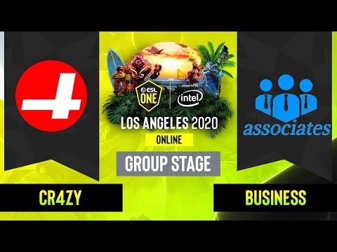 Dota2 - Business associates vs.  CR4ZY - Game 1 - Group Stage - NA - ESL One Los Angeles