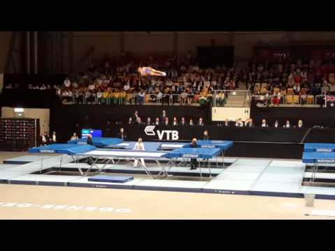 AZARIAN Sergei CHN team final Trampoline World Championships 2015