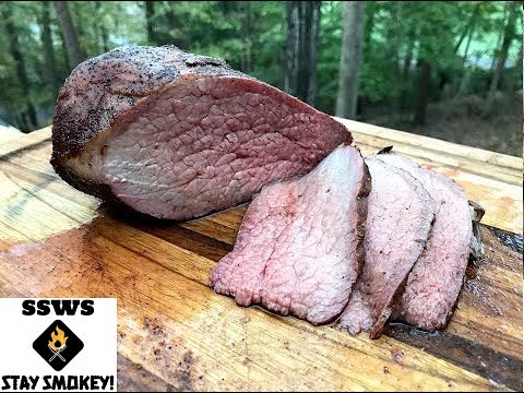 Smoked Angus Eye of Round Roast Texas Style, Pho!...