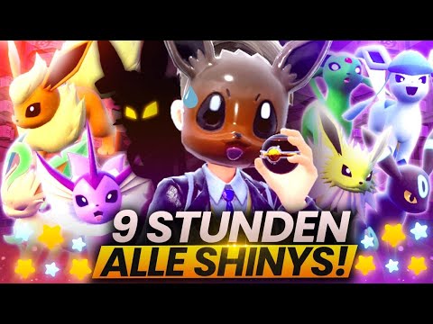 Ich habe 9H um ALLE Shiny Evoli Entwicklungen zu fangen!