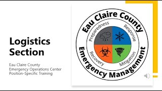 EOC Position Specific: Logistics Section