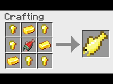 Bahri - 7 New GOLD FOOD Recipes In Minecraft! *OVERPOWERED*