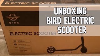 Bird ES1-300 Electric Scooter unboxing and setup DIY video #bird #scooter #birdscooter #setup