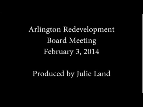 Redevelopment Board Meeting - February 3, 2014