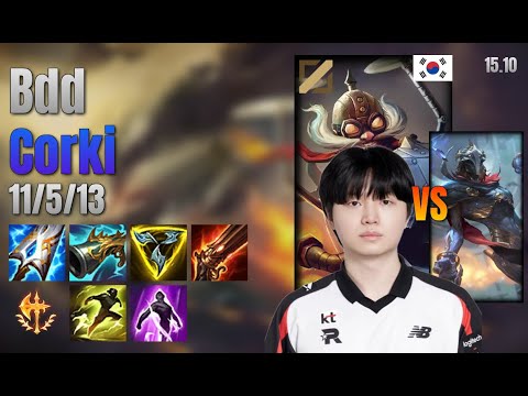 Bdd Mid Corki vs Viktor lol KR solo rank Full Game 15.10 | 비디디 코르키 vs 빅토르