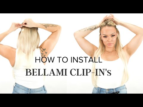 How to Install Bellami Clip-In Hair Extensions