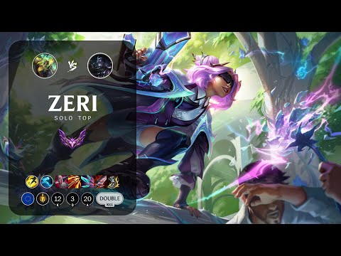 Zeri Top vs Shen - EUW Master Patch 13.7