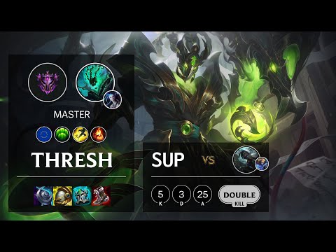 Thresh Support vs Senna - EUW Master Patch 11.23