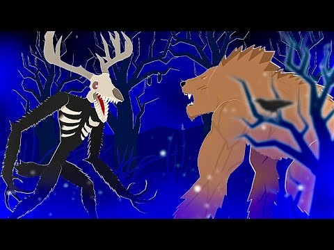 Wendigo vs Werewolf|Sticknodes animation