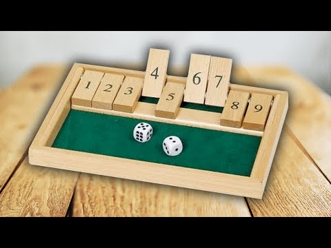 KLAPPENSPIEL (SHUT THE BOX) - Spielregeln TV (Spielanleitung Deutsch) -  KLAPPBRETT KLAPPBOX