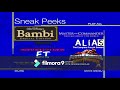 Disney DreamWorks Sneak Peeks Menu Remake 2004
