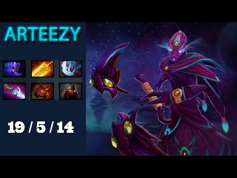 Dota 2 - ARTEEZY play spectre - Baby rage vs trash talk