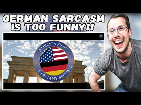 America First, Germany Second Reaction (German Satire)