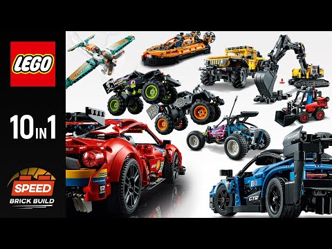 ALL LEGO Technic 2021 1HY (10in1) Ferrari, McLaren, Buggy, Excavator, Hovercraft, etc. | SBB