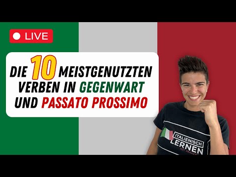 10 meistbenutzte Verben im Italienischen 🇮🇹 | Live-Unterricht 🔴