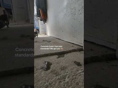 Concrete Settles, You Should Never!