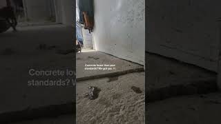 Watch video: Concrete Settles, You Should Never!