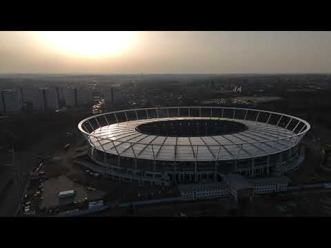 Stadion Śląski w Chorzowie 2025 z lotu ptaka