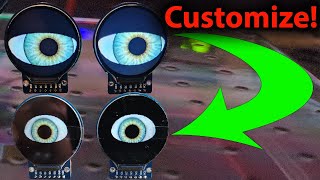 Customize Uncanny Eyes : Change Eye Shape & Behavior on Teensy 4.1 TFT Displays