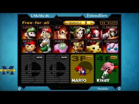 UMeMe 46 Smash 64 Stream Part 1