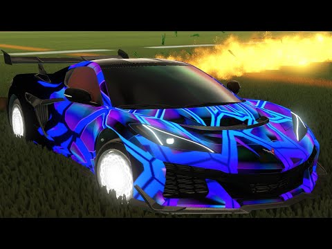 IS THE NEW CORVETTE INSANE?! | 3V3 WITH JSTN AND GARRETTG | PRO ROCKET LEAGUE