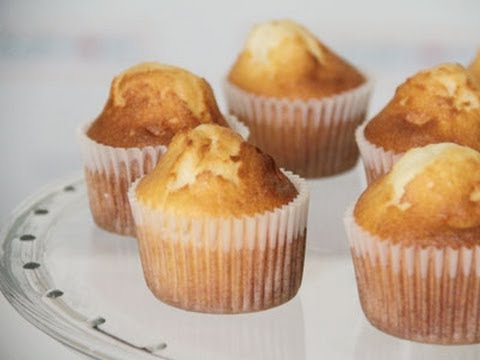 Magdalenas de vainilla sin gluten
