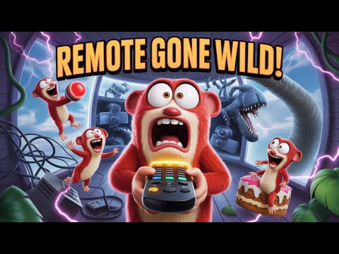 Remote Control Mayhem! | 30-Minute Funny Cartoon for Kids 🐻🎮