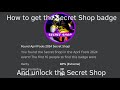 How to unlock the secret shop