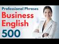 Business English Professional Phrases 500 Business English Learning