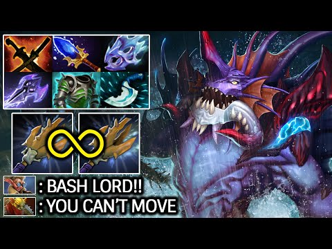 PERMA BASH SLARDAR RIGHT CLICK BUILD IS INSANE! Dota 2