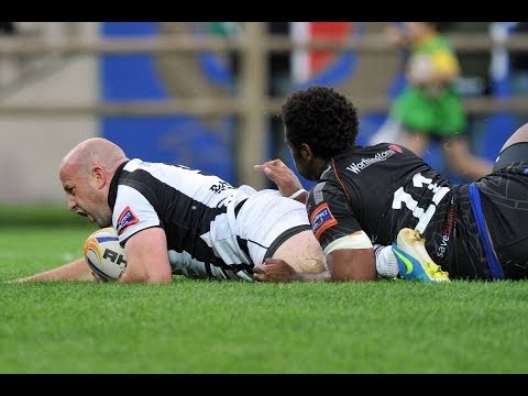 Brendon Leonard Try - Zebre v Ospreys 1st May 2014