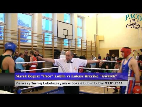 Finały Pierwszego Turnieju Lubelszczyzny w boksie: Marek Bogusz "Paco" vs Łukasz Brzyśko "Gwarek"