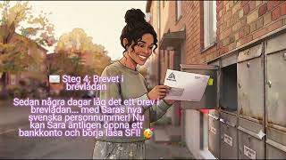 Saras besök på Skatteverket 🏢🇸🇪 Simple Swedish A1 and A2 🧚‍♀️🪄✨️📚 Avsnitt 33