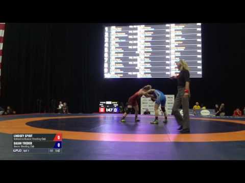 53 Rd of 16 - Lindsey Spjut (McKendree Bearcat WC) vs. Dajan Treder (Jimmie WC)