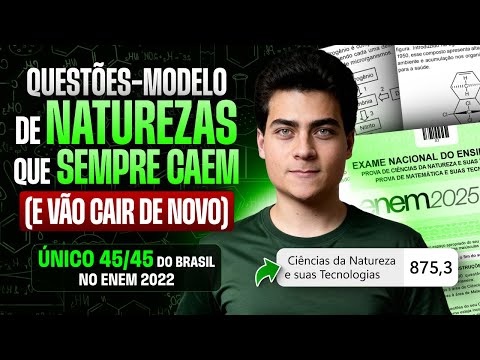 Sample Nature-based Questions that WILL APPEAR on the 2025 ENEM exam (and ALWAYS do).