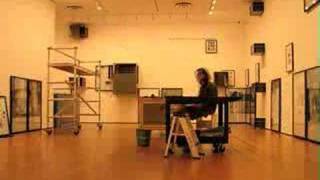 Footage from the installation of Denkmal 11, MoMA