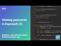 Hashing Passwords In ExpressJS 2 Building A Microservices Based NodeJS And React App 023