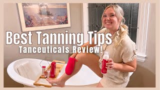 BEST SELF TANNING ROUTINE | Tanceuticals Review (Tanceuticals Body Mousse Express, Tanceuticals CC)