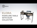 Manicure Table With Dust Collector