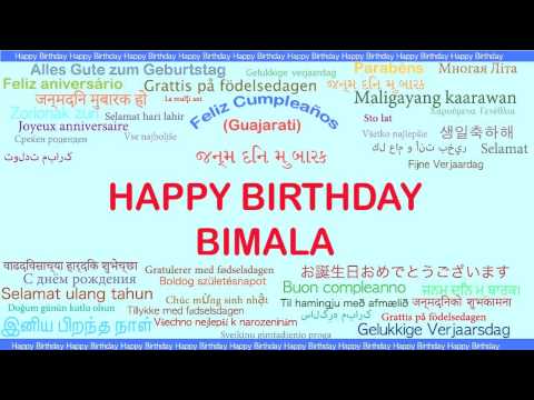 Bimala   Languages Idiomas - Happy Birthday
