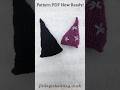 Knitted Witch Hats Halloween Accessory | Halloween Witch Step by Step Knitting
