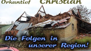 preview picture of video 'Orkantief Christian - Der erste Herbststurm 2013 und seine Folgen! [Deutsch] [HD+]'