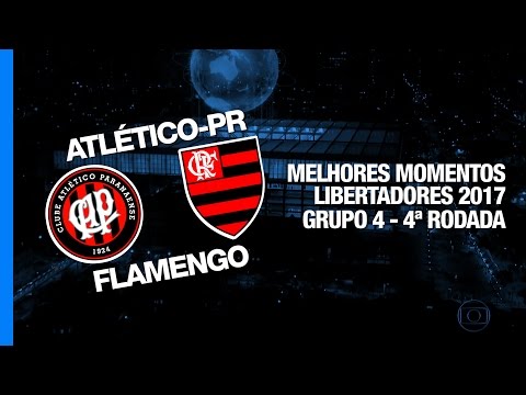 Melhores Momentos - Atlético-PR 2 x 1 Flamengo - Libertadores - 26/04/2017