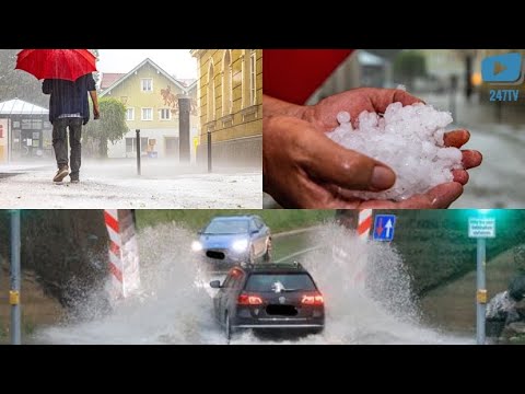 Schweres Unwetter richtet hohen Schaden in Füssen 23.5.2022 (Bayern) | Severe storm in Germany