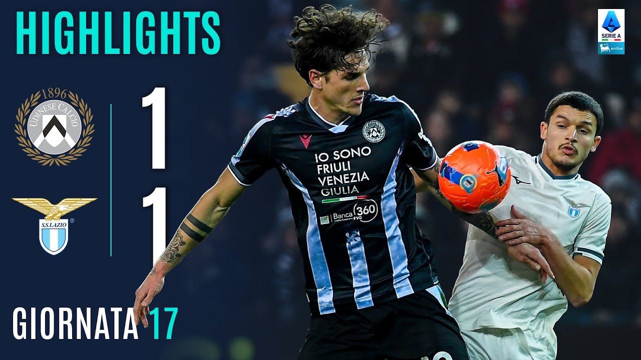 UDINESE-LAZIO 1-1 | HIGHLIGHTS | 17ª GIORNATA | SERIE A ENILIVE 2025/26
