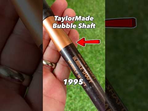 TaylorMade Bubble Shaft from 1995 and their first Titanium Driver #taylormadegolf #golf