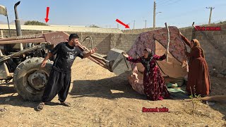 Download lagu محبت،جشن:Tension in family:second lady is upset and angry about her husband attempt to destroy  tent mp3